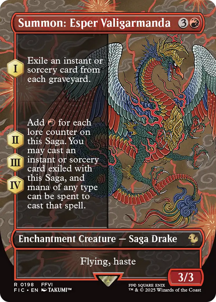 Summon: Esper Valigarmanda (Borderless) [FINAL FANTASY Commander] | Good Games Adelaide SA