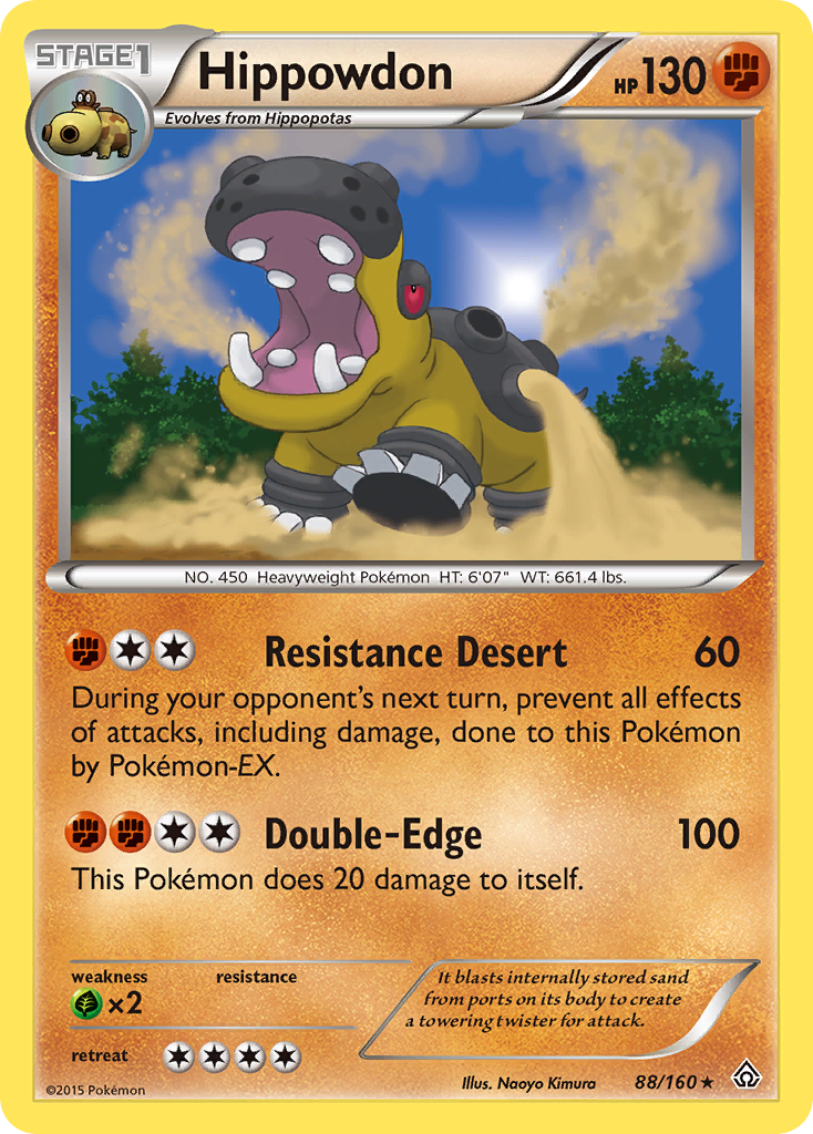 Hippowdon (88/160) [XY: Primal Clash] | Good Games Adelaide SA