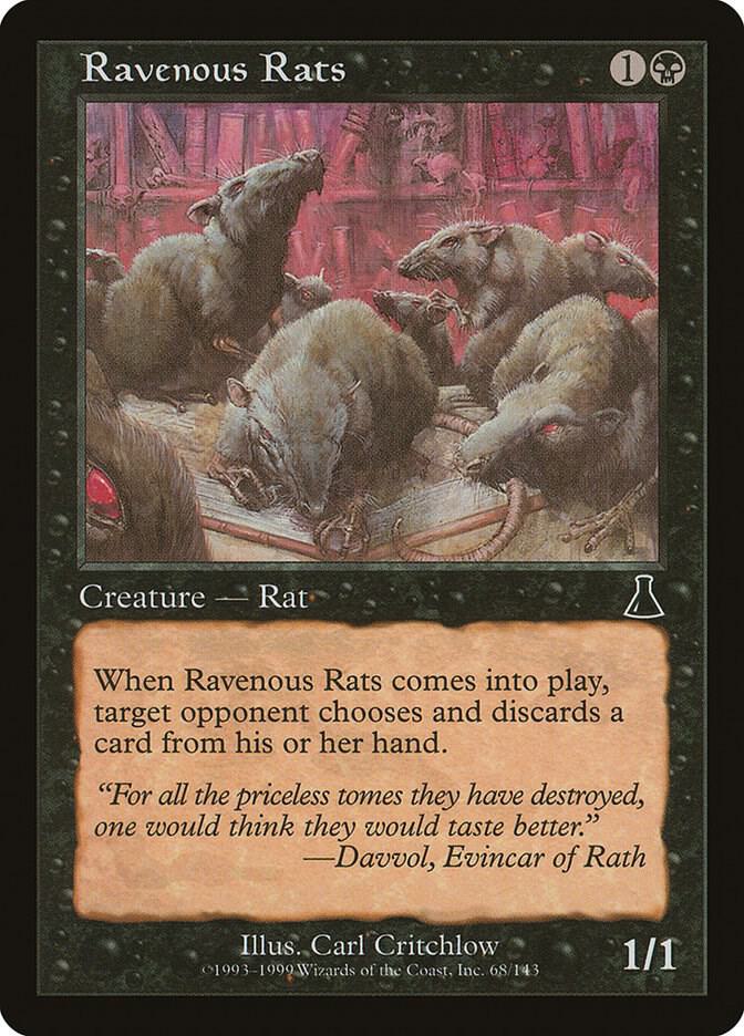 Ravenous Rats 68 (Urza's Destiny)  - Foil | Good Games Adelaide SA