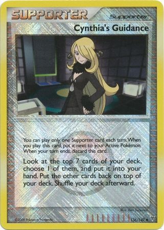 Cynthia's Guidance (136/147) (League Promo) [Platinum: Supreme Victors] | Good Games Adelaide SA