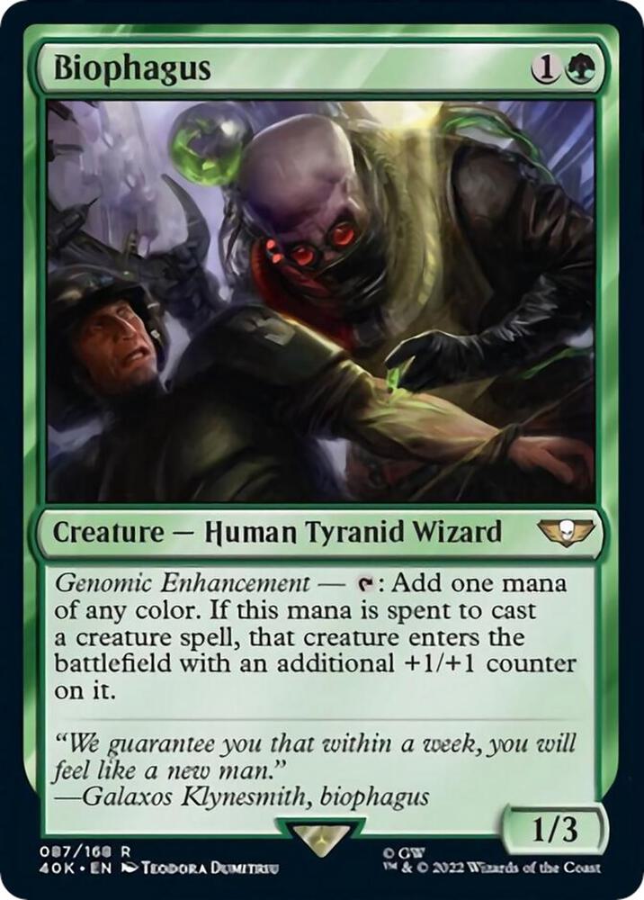Biophagus Surge Foil 87 (Universes Beyond: Warhammer 40,000)  - Foil | Good Games Adelaide SA