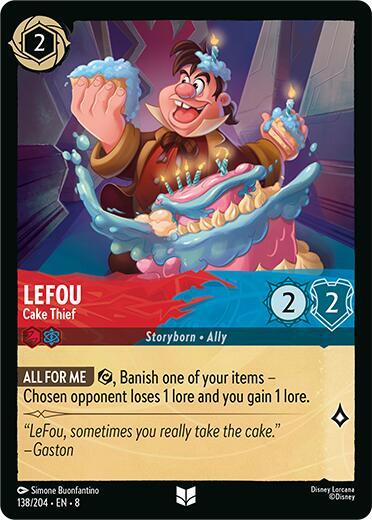LeFou Cake Thief 138/204 (Reign of Jafar)  - Cold Foil | Good Games Adelaide SA