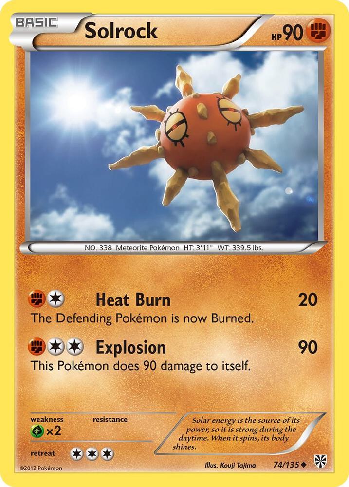 Solrock 74/135 (Plasma Storm)  - Reverse Holofoil | Good Games Adelaide SA