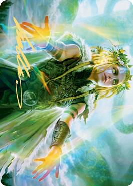 Revitalize Art Card Gold Stamped Signature 5 (Art Series: Kaldheim)  | Good Games Adelaide SA