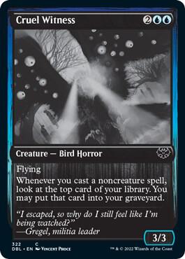 Cruel Witness 322 (Innistrad: Double Feature)  | Good Games Adelaide SA