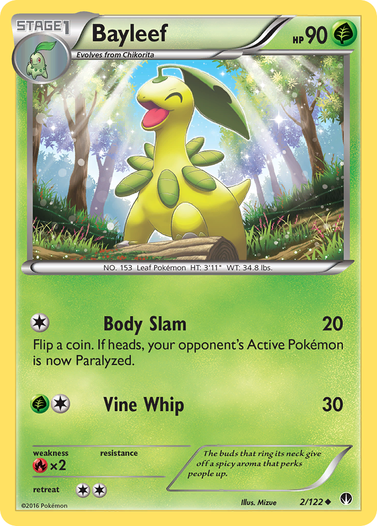 Bayleef (2/122) [XY: BREAKpoint] | Good Games Adelaide SA