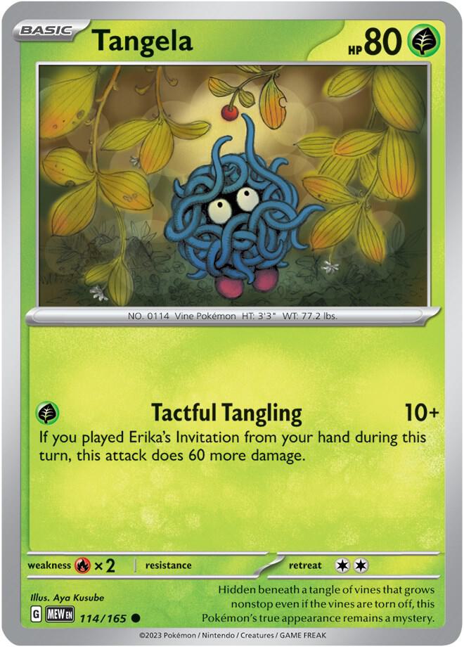 Tangela 114/165 (SV: Scarlet & Violet 151)  | Good Games Adelaide SA