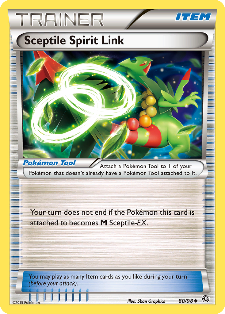 Sceptile Spirit Link (80/98) [XY: Ancient Origins] | Good Games Adelaide SA