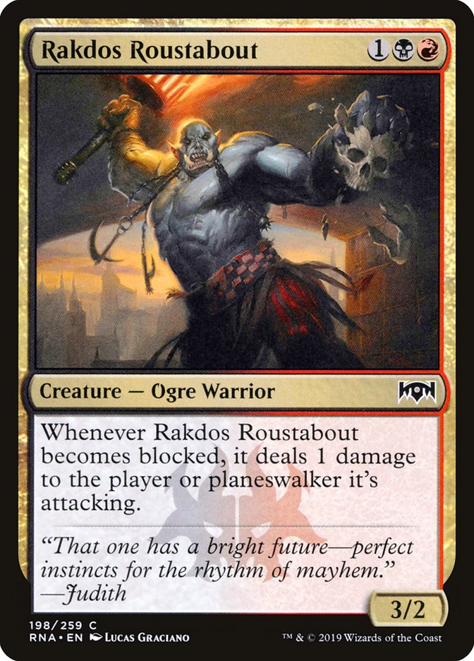 Rakdos Roustabout 198 (Ravnica Allegiance)  | Good Games Adelaide SA