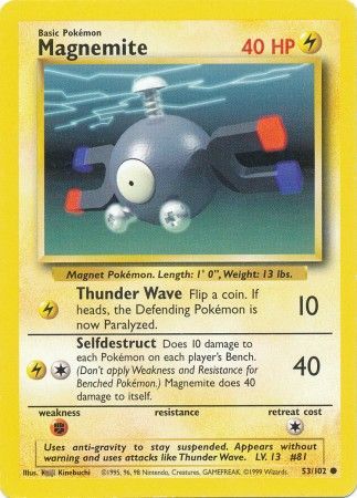 Magnemite (53/102) [Base Set Unlimited] | Good Games Adelaide SA