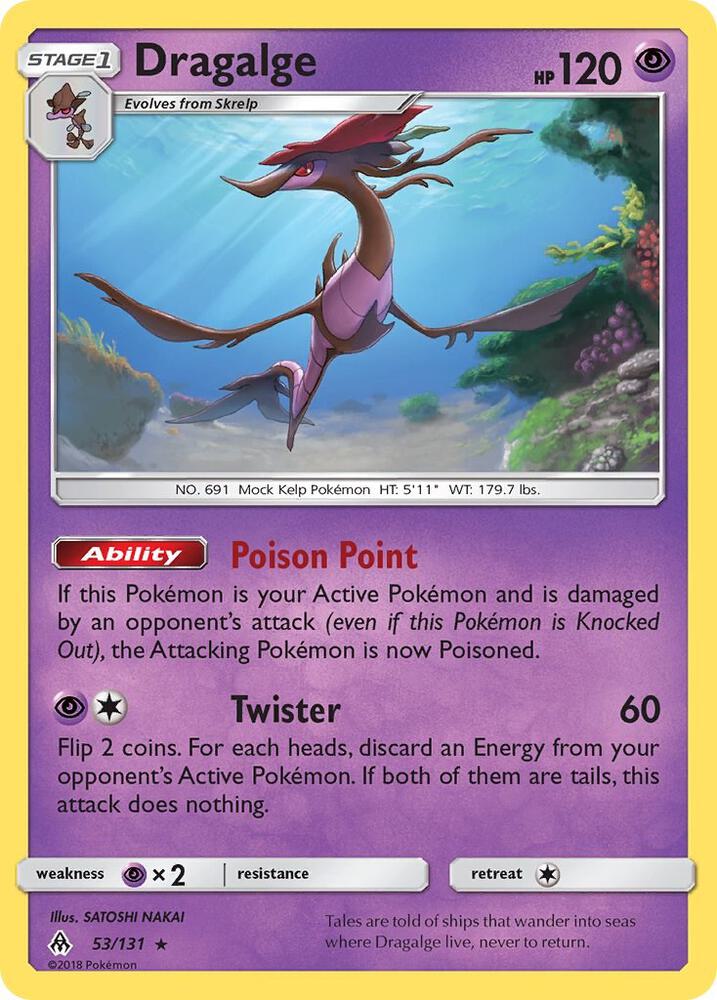 Dragalge 53/131 (SM - Forbidden Light)  | Good Games Adelaide SA