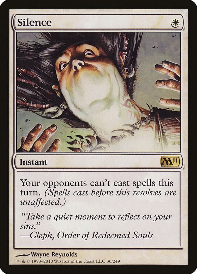 Silence 30 (Magic 2011 (M11))  - Foil | Good Games Adelaide SA