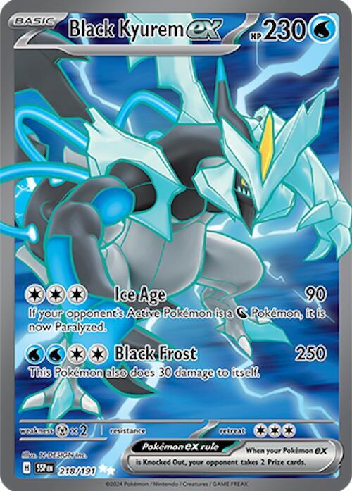 Black Kyurem ex 218/191 (SV08: Surging Sparks)  - Holofoil | Good Games Adelaide SA