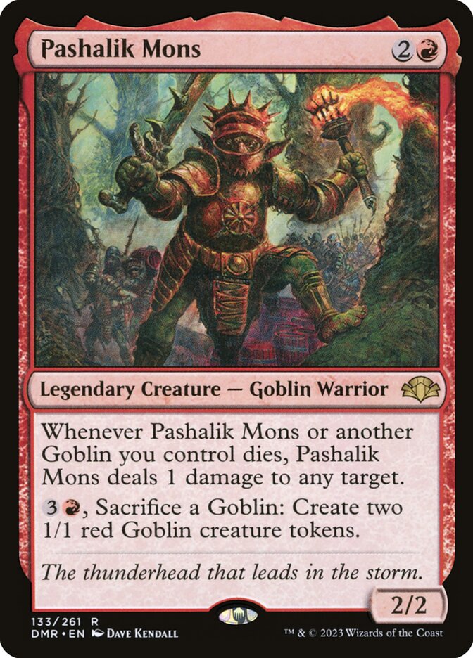 Pashalik Mons 133 (Dominaria Remastered)  - Foil | Good Games Adelaide SA