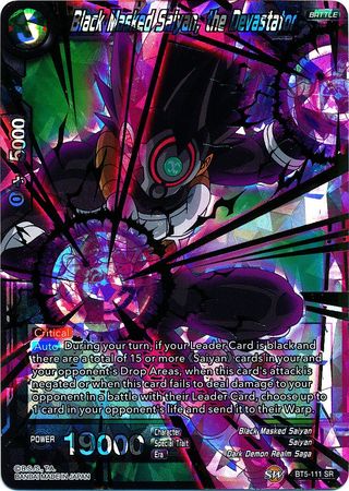Black Masked Saiyan, the Devastator (BT5-111) [Miraculous Revival] | Good Games Adelaide SA