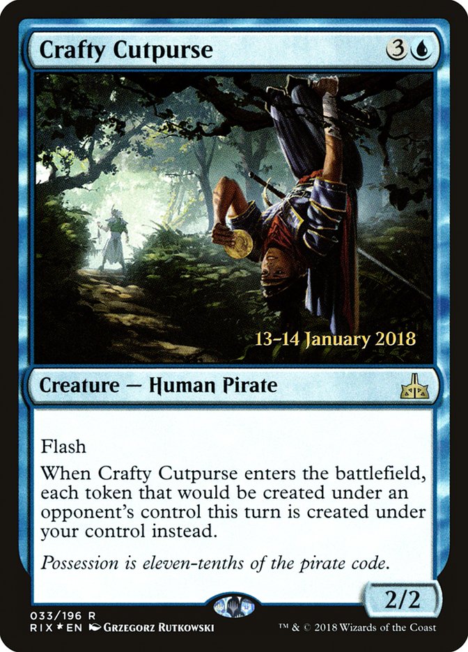 Crafty Cutpurse [Rivals of Ixalan Promos] | Good Games Adelaide SA