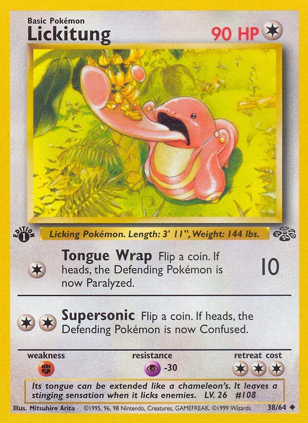 Lickitung (38/64) [Jungle 1st Edition] | Good Games Adelaide SA