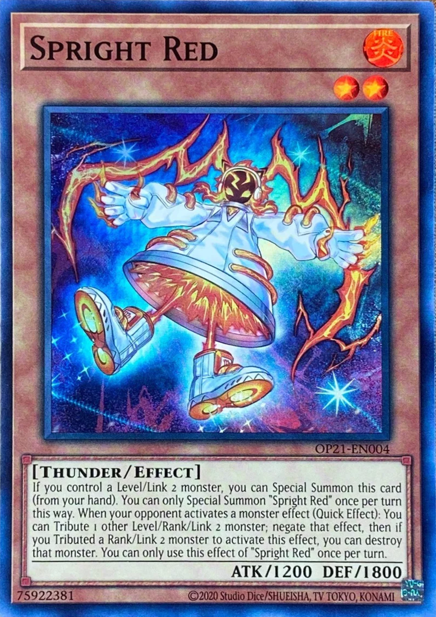 Spright Red [OP21-EN004] Super Rare | Good Games Adelaide SA