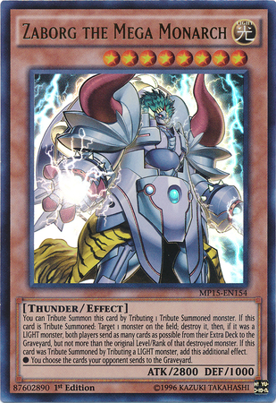 Zaborg the Mega Monarch [MP15-EN154] Ultra Rare | Good Games Adelaide SA