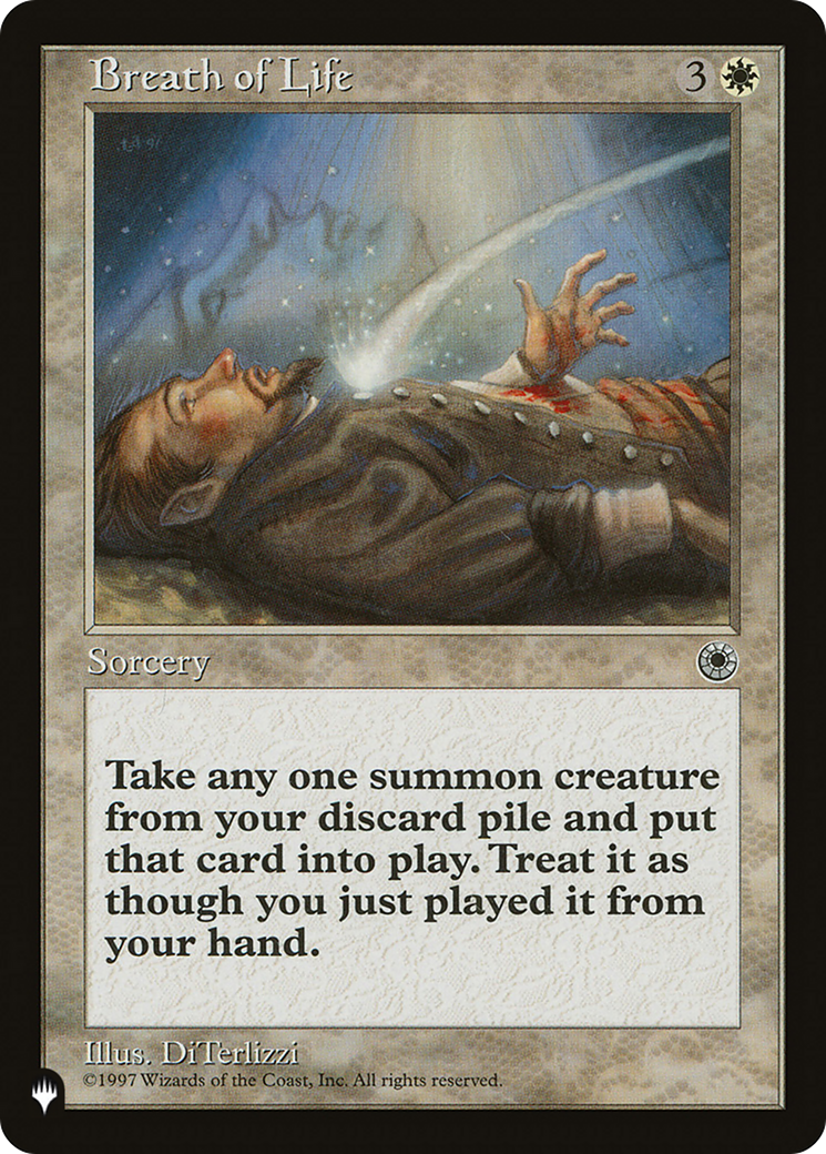 Breath of Life [The List Reprints] | Good Games Adelaide SA