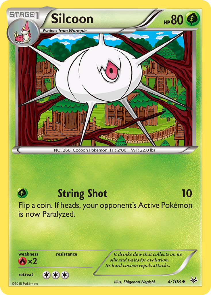 Silcoon (4/108) [XY: Roaring Skies] | Good Games Adelaide SA