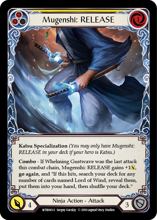 Mugenshi: RELEASE [WTR083-S] Alpha Print Rainbow Foil | Good Games Adelaide SA