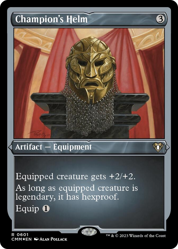 Champion's Helm (Foil Etched) [Commander Masters] | Good Games Adelaide SA