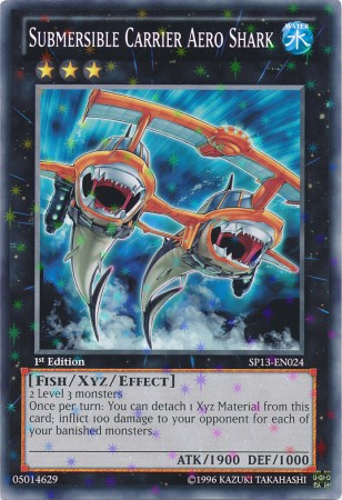Submersible Carrier Aero Shark [SP13-EN024] Starfoil Rare | Good Games Adelaide SA