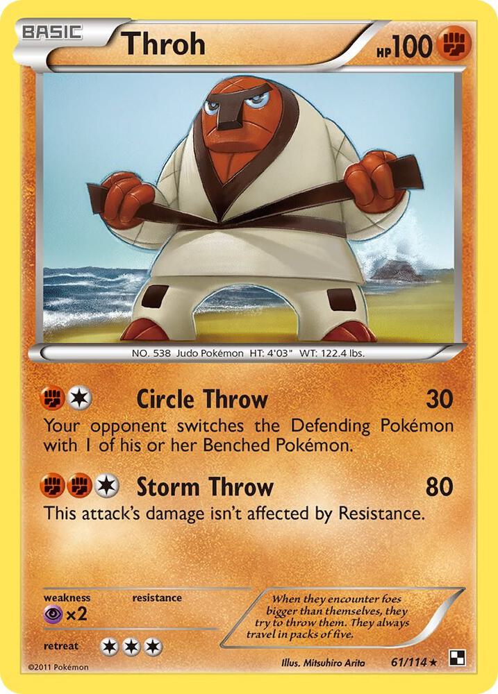 Throh 61/114 (Black and White)  - Reverse Holofoil | Good Games Adelaide SA
