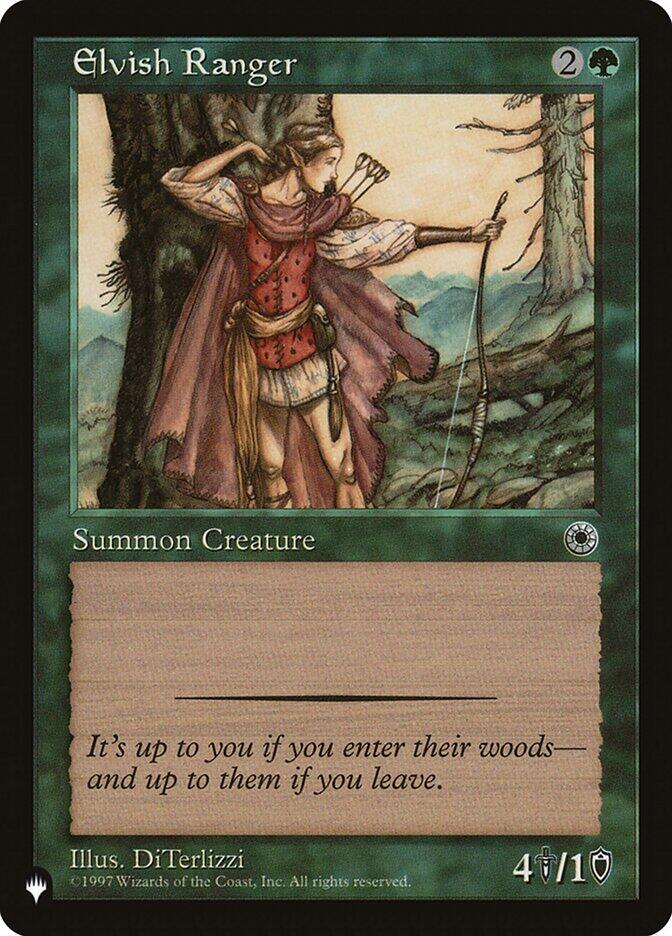 Elvish Ranger  (The List Reprints)  | Good Games Adelaide SA