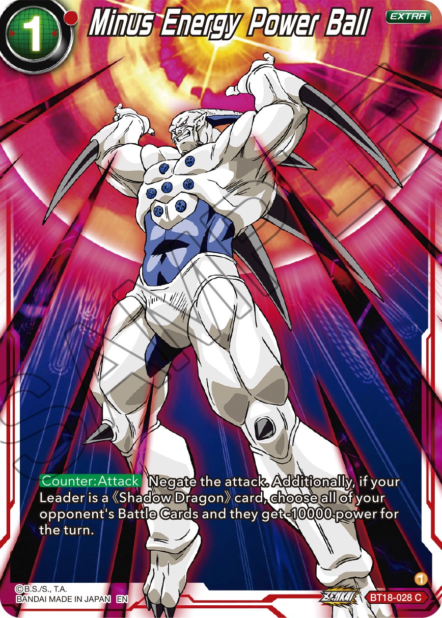 Minus Energy Power Ball (BT18-028) [Dawn of the Z-Legends] | Good Games Adelaide SA