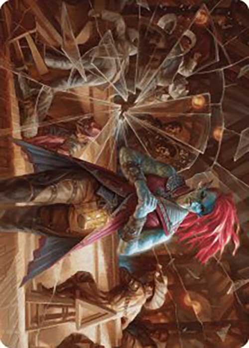 Obeka Splitter of Seconds Art Card 28 (Art Series: Outlaws of Thunder Junction)  | Good Games Adelaide SA