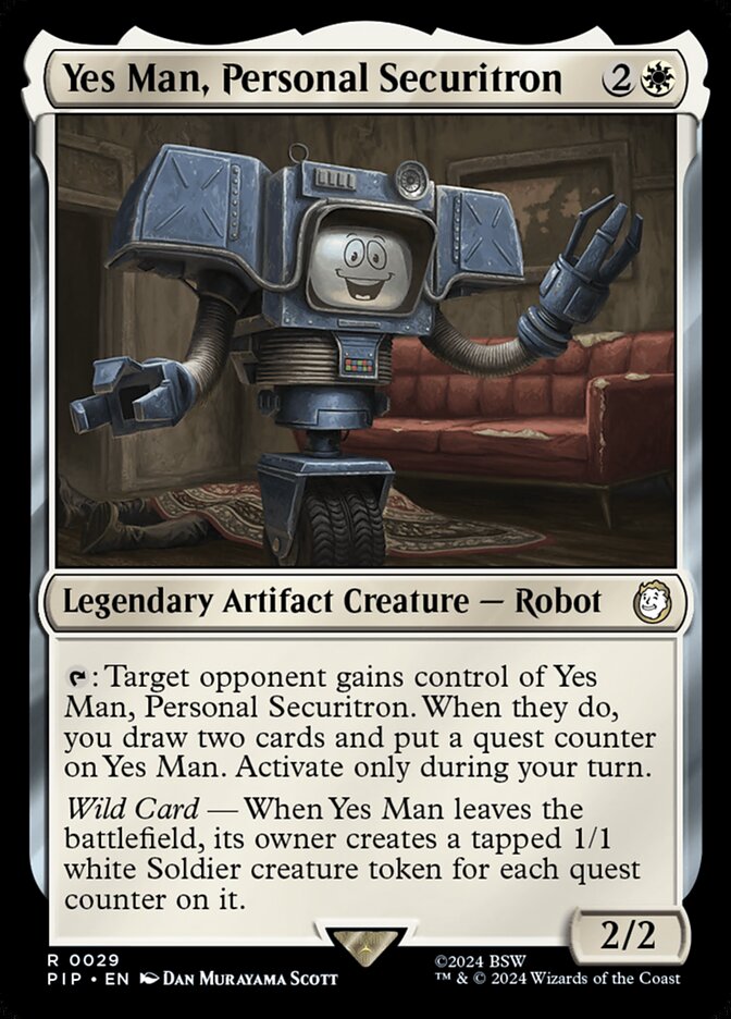 Yes Man, Personal Securitron 29 (Universes Beyond: Fallout)  | Good Games Adelaide SA