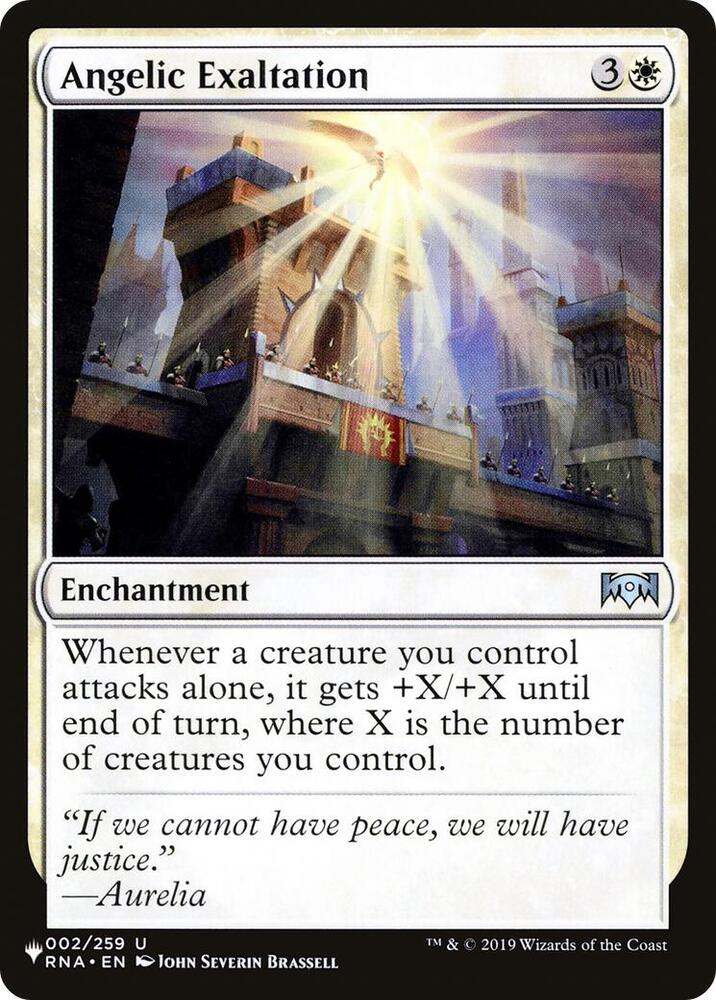 Angelic Exaltation 002/259 (The List Reprints)  | Good Games Adelaide SA