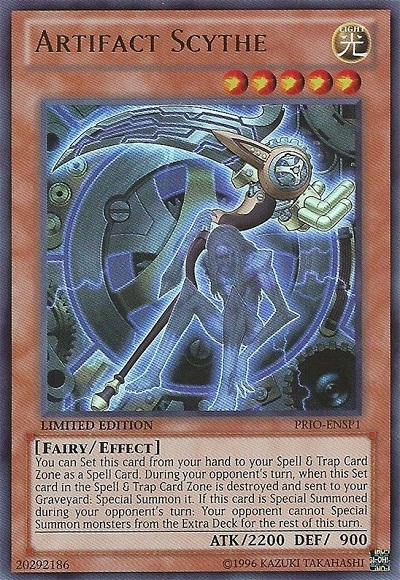Artifact Scythe [PRIO-ENSP1] Ultra Rare | Good Games Adelaide SA