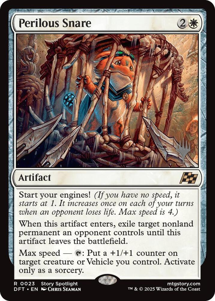Perilous Snare 23 (Promo Pack: Aetherdrift)  - Foil | Good Games Adelaide SA