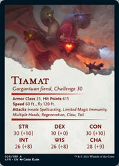 Tiamat Art Card [Dungeons & Dragons: Adventures in the Forgotten Realms Art Series] | Good Games Adelaide SA