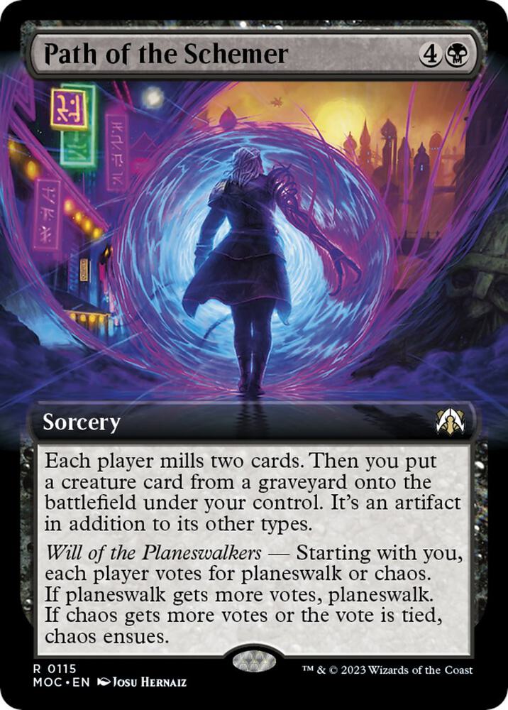 Path of the Schemer 115 (Commander: March of the Machine)  - Extended Art | Good Games Adelaide SA