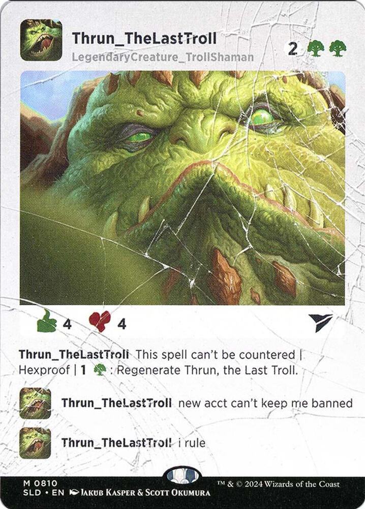 Thrun the Last Troll 810 (Secret Lair Drop Series)  | Good Games Adelaide SA
