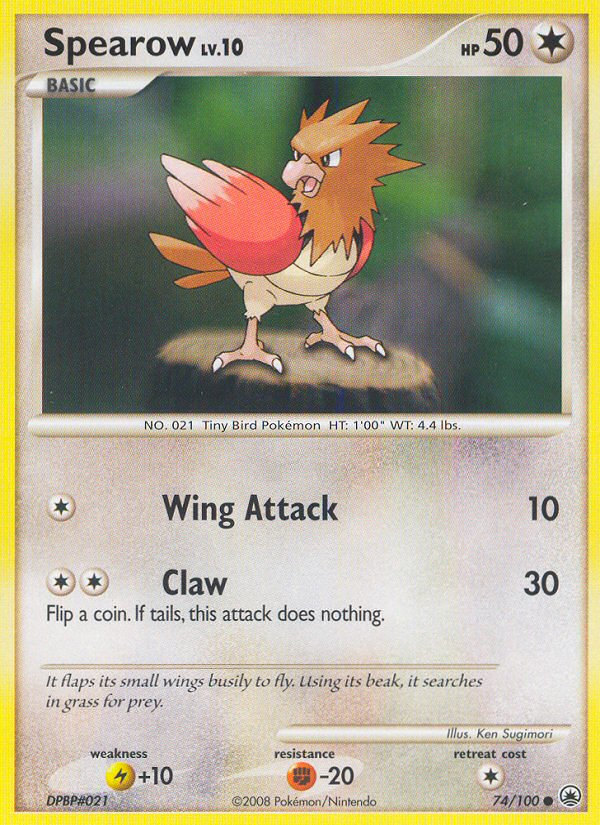 Spearow (74/100) [Diamond & Pearl: Majestic Dawn] | Good Games Adelaide SA