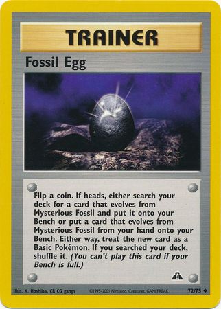 Fossil Egg (72/75) [Neo Discovery Unlimited] | Good Games Adelaide SA