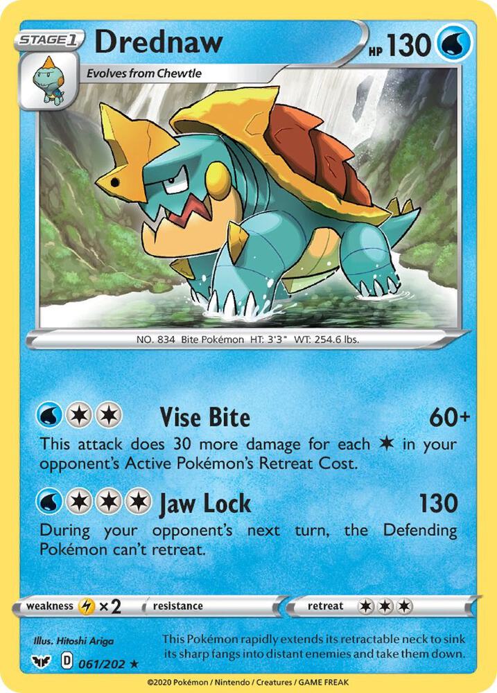 Drednaw 061/202 (SWSH01: Sword & Shield Base Set)  | Good Games Adelaide SA