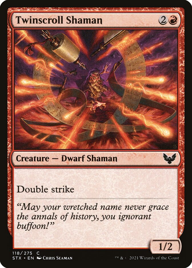 Twinscroll Shaman 118 (Strixhaven: School of Mages)  | Good Games Adelaide SA