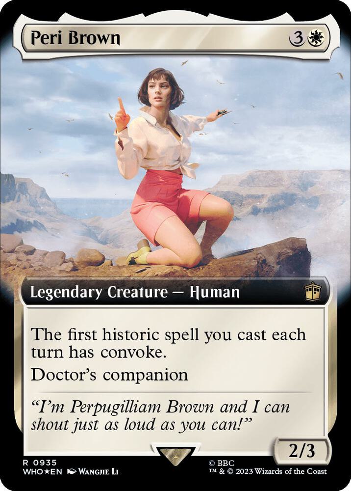 Peri Brown 935 (Universes Beyond: Doctor Who)  - Foil | Good Games Adelaide SA