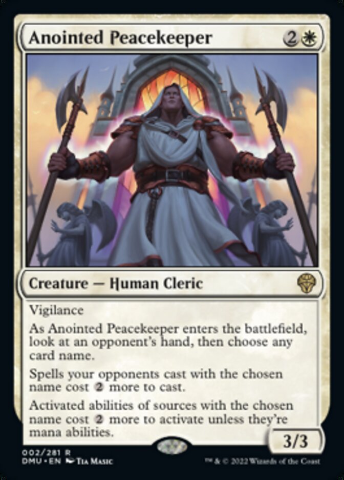 Anointed Peacekeeper [Dominaria United] | Good Games Adelaide SA