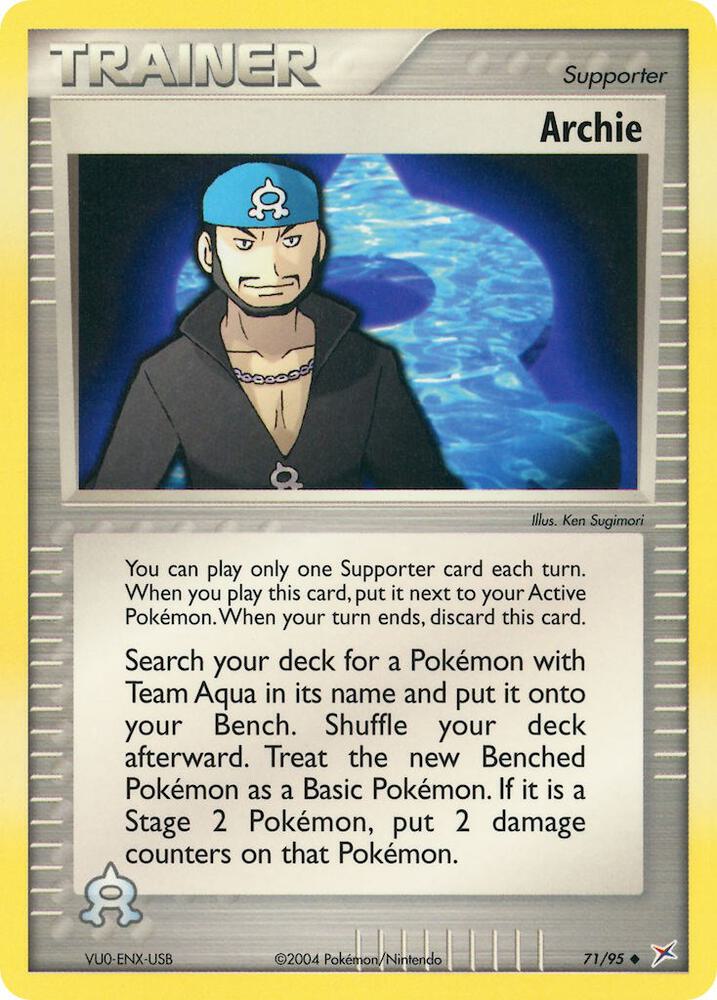 Archie 71/95 (Team Magma vs Team Aqua)  - Reverse Holofoil | Good Games Adelaide SA