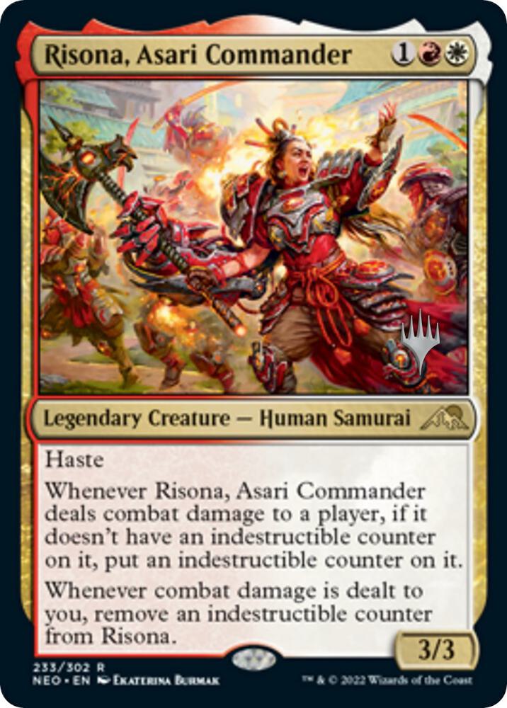 Risona Asari Commander 233 (Promo Pack: Kamigawa: Neon Dynasty)  | Good Games Adelaide SA