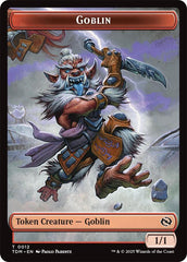 Dog // Goblin Double-Sided Token [Tarkir: Dragonstorm Commander Tokens] | Good Games Adelaide SA