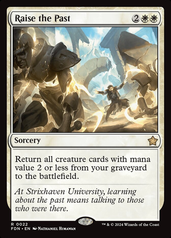 Raise the Past 22 (Foundations)  - Foil | Good Games Adelaide SA