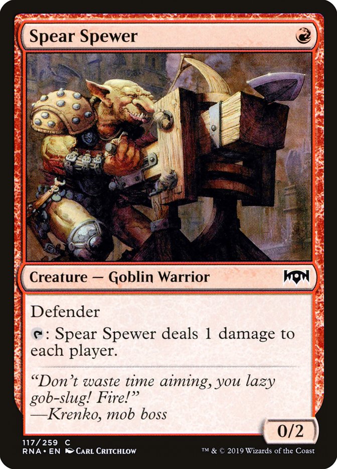 Spear Spewer 117 (Ravnica Allegiance)  | Good Games Adelaide SA
